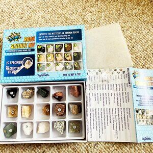 Rock Science Kit Toy Science 15 Specimens GeoScience Geology Educational toy